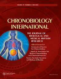 Cover image for Chronobiology International, Volume 33, Issue 4, 2016