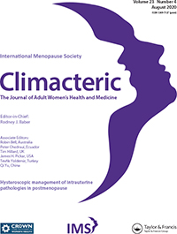Cover image for Climacteric, Volume 23, Issue 4, 2020