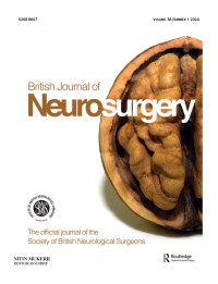 Cover image for British Journal of Neurosurgery, Volume 38, Issue 1, 2024