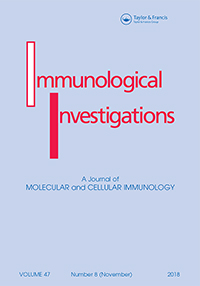 Cover image for Immunological Investigations, Volume 47, Issue 8, 2018