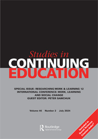 Cover image for Studies in Continuing Education, Volume 46, Issue 2, 2024