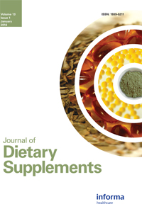 Cover image for Journal of Dietary Supplements, Volume 13, Issue 1, 2016