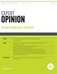 Cover image for Expert Opinion on Drug Metabolism & Toxicology, Volume 12, Issue 2, 2016
