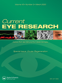 Cover image for Current Eye Research, Volume 45, Issue 3, 2020