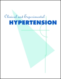 Cover image for Clinical and Experimental Hypertension, Volume 37, Issue 7, 2015