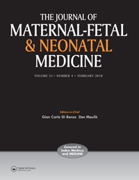 Cover image for The Journal of Maternal-Fetal & Neonatal Medicine, Volume 31, Issue 4, 2018