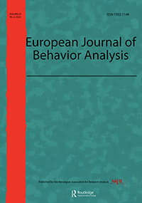 Cover image for European Journal of Behavior Analysis, Volume 23, Issue 2, 2022