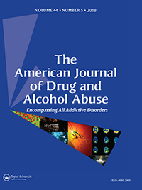 Cover image for The American Journal of Drug and Alcohol Abuse, Volume 44, Issue 5, 2018
