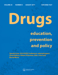 Cover image for Drugs: Education, Prevention and Policy, Volume 24, Issue 4, 2017