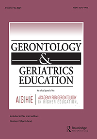Cover image for Gerontology & Geriatrics Education