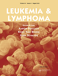Cover image for Leukemia & Lymphoma, Volume 63, Issue 8, 2022