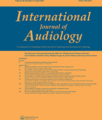Cover image for International Journal of Audiology, Volume 60, Issue sup1, 2021