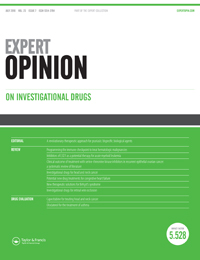 Cover image for Expert Opinion on Investigational Drugs, Volume 25, Issue 7, 2016