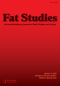 Cover image for Fat Studies, Volume 12, Issue 3, 2023