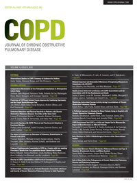 Cover image for COPD: Journal of Chronic Obstructive Pulmonary Disease, Volume 15, Issue 5, 2018