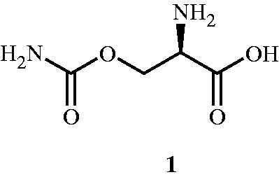 Figure 2. Structure of Alr inhibitor O-carbamyl-d-serine 1.