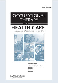 Cover image for Occupational Therapy In Health Care, Volume 37, Issue 1, 2023