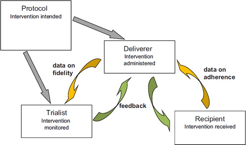 Figure 1. Implementation of complex interventions in trials.