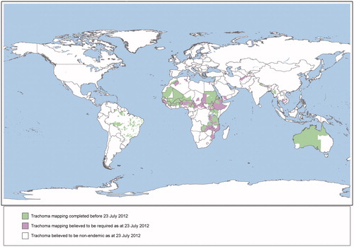 FIGURE 1. Scale of the Global Trachoma Mapping Project.
