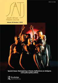 Cover image for South African Theatre Journal, Volume 35, Issue 3, 2022