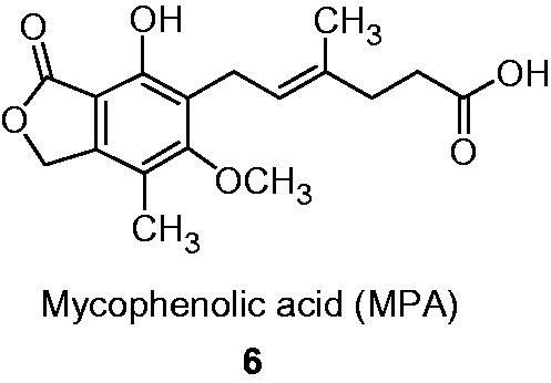 Figure 2. Structure of MPA 6.