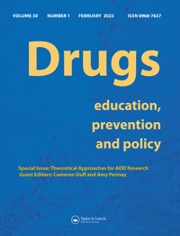 Cover image for Drugs: Education, Prevention and Policy, Volume 30, Issue 1, 2023