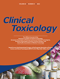 Cover image for Clinical Toxicology, Volume 60, Issue sup1, 2022