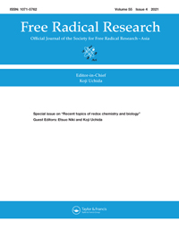 Cover image for Free Radical Research, Volume 55, Issue 4, 2021