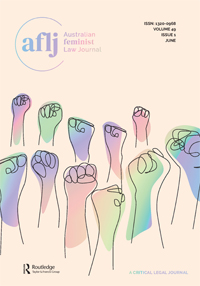 Cover image for Australian Feminist Law Journal, Volume 49, Issue 1, 2023