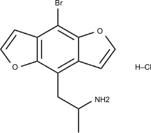 Figure 3 Chemical structure of Bromo-dragonFLY, demonstrating the dual dihydrofuran rings.