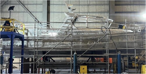 Figure 48. Full-scale prototype being built at UZMAR (photo courtesy of Nalan Erol, AutoPlan project coordinator).