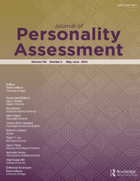 Cover image for Journal of Personality Assessment