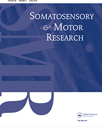 Cover image for Somatosensory & Motor Research, Volume 36, Issue 2, 2019