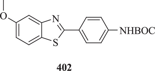 Figure 85.  Chemical structure of 2-arylbenzothiazole derivatives.