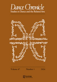 Cover image for Dance Chronicle, Volume 47, Issue 1, 2024