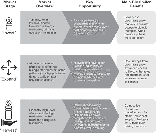 Figure 1. The three stages of the market maturity framework.a