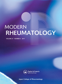 Cover image for Modern Rheumatology, Volume 27, Issue 4, 2017