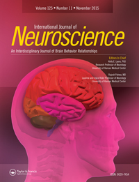 Cover image for International Journal of Neuroscience, Volume 125, Issue 11, 2015