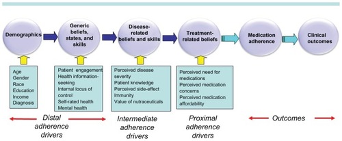 Figure 1 The proximal–distal continuum of adherence drivers.