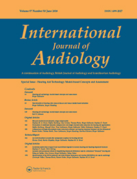 Cover image for International Journal of Audiology, Volume 57, Issue sup3, 2018