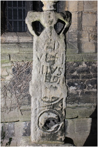 Fig. 3. The ‘Radulfus Cross’, Fletton. The upper part of the cross todayPhotos and copyright authors