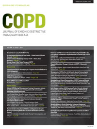 Cover image for COPD: Journal of Chronic Obstructive Pulmonary Disease, Volume 15, Issue 2, 2018