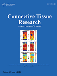 Cover image for Connective Tissue Research, Volume 65, Issue 2, 2024