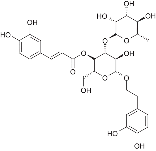Figure 13.  Structure of acteoside.
