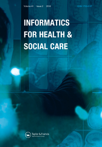 Cover image for Informatics for Health and Social Care, Volume 41, Issue 2, 2016