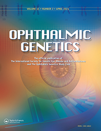 Cover image for Ophthalmic Genetics, Volume 13, Issue 1, 1992