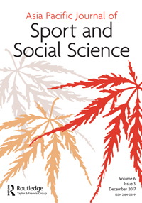 Cover image for Asia Pacific Journal of Sport and Social Science