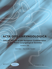 Cover image for Acta Oto-Laryngologica, Volume 142, Issue 7-8, 2022