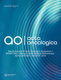 Cover image for Acta Oncologica, Volume 62, Issue 11, 2023