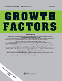 Cover image for Growth Factors, Volume 35, Issue 1, 2017